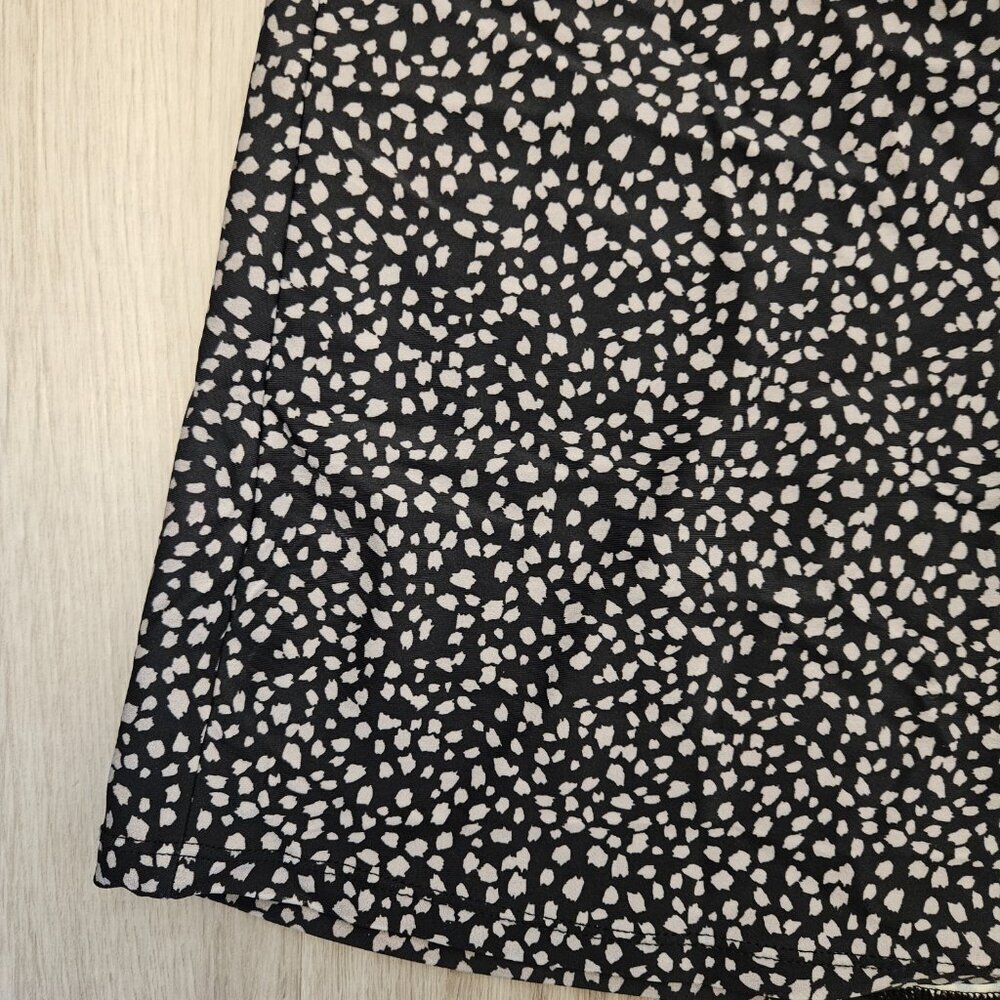 Kona Sol Black White Dot High-Neck Small Tankini Top - Picture 5 of 9
